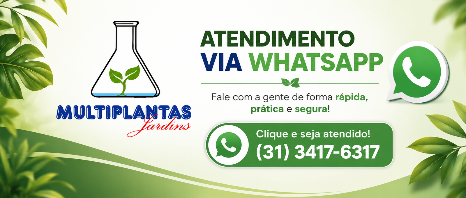 Ambiente com plantas da Multiplantas